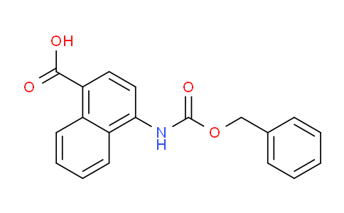 CAS No. 95092-75-4, 4-(((Benzyloxy)carbonyl)amino)-1-naphthoic acid