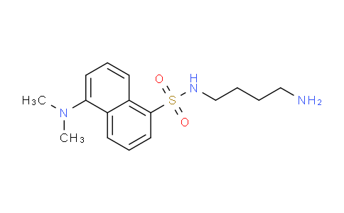 CAS No. 34987-21-8, N-(4-Aminobutyl)-5-(dimethylamino)naphthalene-1-sulfonamide