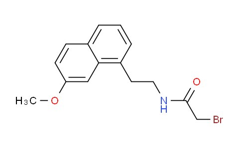 CAS No. 138112-84-2, 2-Bromo-N-(2-(7-methoxynaphthalen-1-yl)ethyl)acetamide