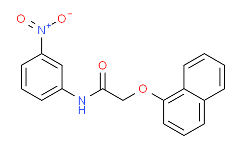 CAS No. 331869-93-3, 2-(Naphthalen-1-yloxy)-N-(3-nitrophenyl)acetamide