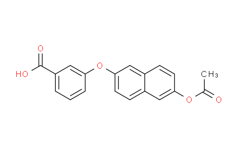CAS No. 143378-95-4, 3-((6-Acetoxynaphthalen-2-yl)oxy)benzoic acid