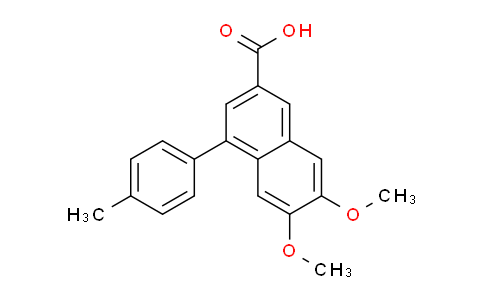 CAS No. 109933-59-7, 6,7-Dimethoxy-4-(p-tolyl)-2-naphthoic acid