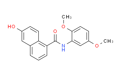 CAS No. 595566-68-0, N-(2,5-Dimethoxyphenyl)-6-hydroxy-1-naphthamide