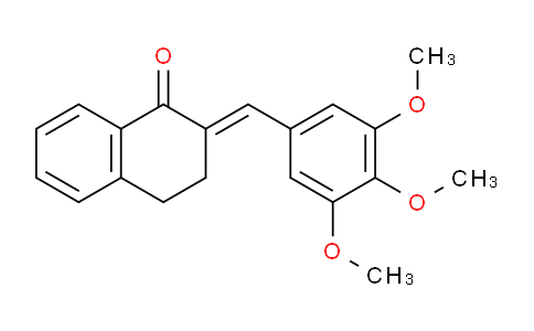 CAS No. 128483-24-9, 2-(3,4,5-Trimethoxybenzylidene)-3,4-dihydronaphthalen-1(2H)-one