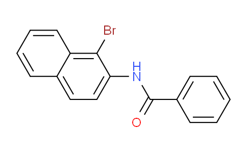 CAS No. 106184-48-9, N-(1-Bromonaphthalen-2-yl)benzamide