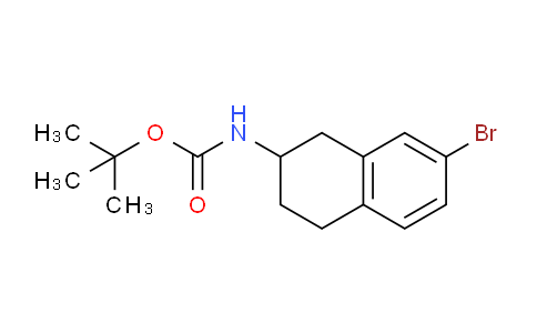 CAS No. 1364165-70-7, tert-Butyl (7-bromo-1,2,3,4-tetrahydronaphthalen-2-yl)carbamate