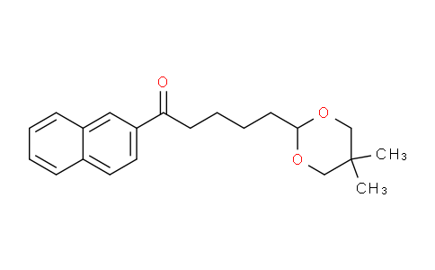 898756-41-7 | 5-(5,5-Dimethyl-1,3-dioxan-2-yl)-2'-valeronaphthone