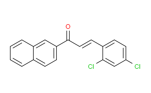 CAS No. 52601-59-9, 3-(2,4-Dichlorophenyl)-1-(naphthalen-2-yl)prop-2-en-1-one