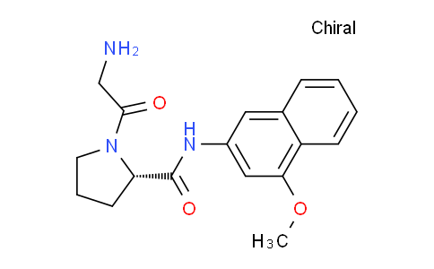 CAS No. 42761-76-2, (S)-1-(2-Aminoacetyl)-N-(4-methoxynaphthalen-2-yl)pyrrolidine-2-carboxamide