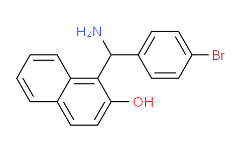 CAS No. 714953-85-2, 1-(Amino(4-bromophenyl)methyl)naphthalen-2-ol