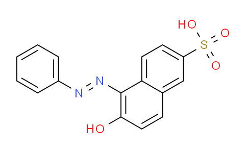 CAS No. 23481-33-6, 6-Hydroxy-5-(phenyldiazenyl)naphthalene-2-sulfonic acid