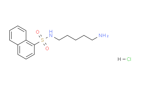 CAS No. 35517-11-4, N-(5-Aminopentyl)naphthalene-1-sulfonamide hydrochloride