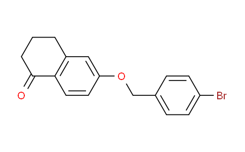 CAS No. 1292102-46-5, 6-((4-Bromobenzyl)oxy)-3,4-dihydronaphthalen-1(2H)-one