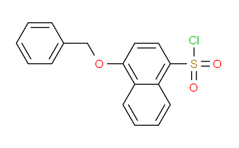 CAS No. 1048919-47-6, 4-(Benzyloxy)naphthalene-1-sulfonyl chloride