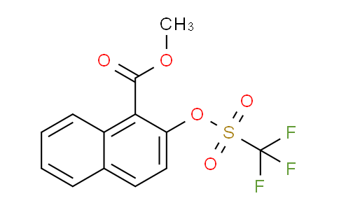 CAS No. 200573-11-1, Methyl 2-(((trifluoromethyl)sulfonyl)oxy)-1-naphthoate