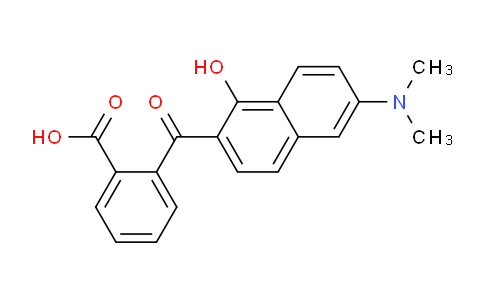 CAS No. 106323-26-6, 2-(6-(Dimethylamino)-1-hydroxy-2-naphthoyl)benzoic acid