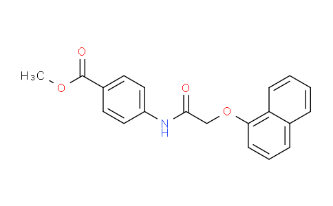 CAS No. 312538-19-5, Methyl 4-(2-(naphthalen-1-yloxy)acetamido)benzoate