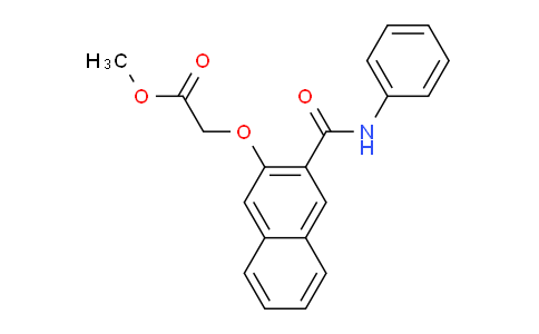 CAS No. 696628-20-3, Methyl 2-((3-(phenylcarbamoyl)naphthalen-2-yl)oxy)acetate