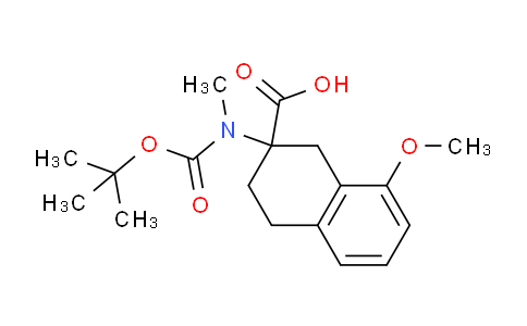 CAS No. 886364-93-8, 2-((tert-Butoxycarbonyl)(methyl)amino)-8-methoxy-1,2,3,4-tetrahydronaphthalene-2-carboxylic acid