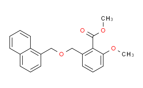 CAS No. 1171923-66-2, Methyl 2-methoxy-6-((naphthalen-1-ylmethoxy)methyl)benzoate