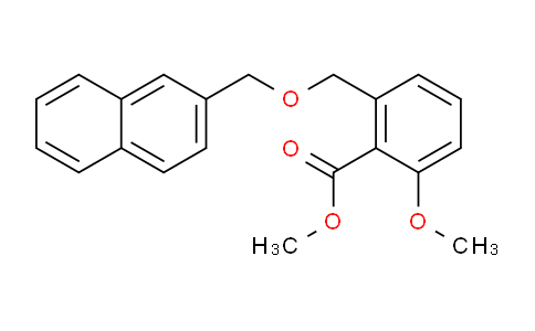 CAS No. 1171923-82-2, Methyl 2-methoxy-6-((naphthalen-2-ylmethoxy)methyl)benzoate