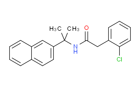 CAS No. 90299-06-2, 2-(2-Chlorophenyl)-N-(2-(naphthalen-2-yl)propan-2-yl)acetamide