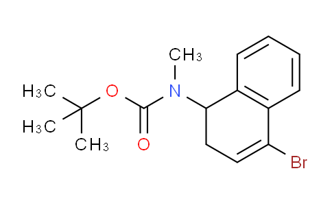 CAS No. 1956340-26-3, tert-Butyl (4-bromo-1,2-dihydronaphthalen-1-yl)(methyl)carbamate
