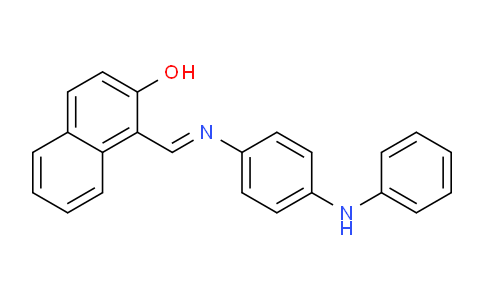 CAS No. 16678-72-1, 1-(((4-(Phenylamino)phenyl)imino)methyl)naphthalen-2-ol