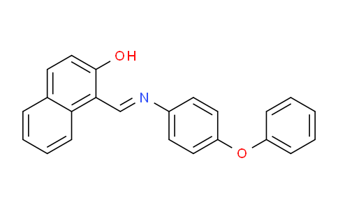 CAS No. 16678-68-5, 1-(((4-Phenoxyphenyl)imino)methyl)naphthalen-2-ol