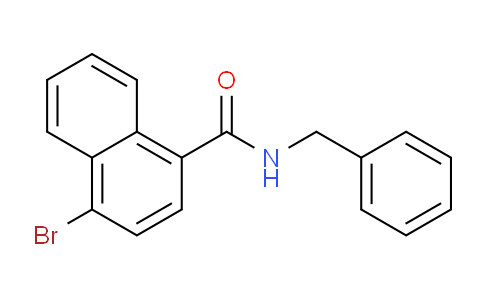 CAS No. 1375068-64-6, N-Benzyl-4-bromonaphthalene-1-carboxamide