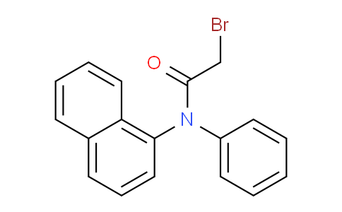 CAS No. 104155-72-8, 2-Bromo-N-(naphthalen-1-yl)-N-phenylacetamide