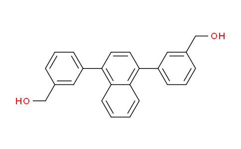 CAS No. 1349708-87-7, (Naphthalene-1,4-diylbis(3,1-phenylene))dimethanol
