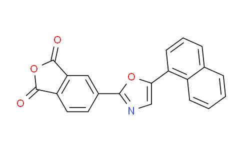 CAS No. 66788-89-4, 5-(5-(Naphthalen-1-yl)oxazol-2-yl)isobenzofuran-1,3-dione