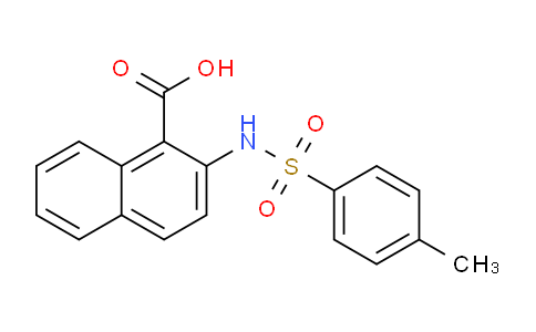 CAS No. 134864-08-7, 2-((4-Methylphenyl)sulfonamido)-1-naphthoic acid