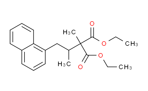CAS No. 7505-64-8, Diethyl 2-methyl-2-(1-(naphthalen-1-yl)propan-2-yl)malonate