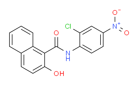 CAS No. 63245-16-9, N-(2-Chloro-4-nitrophenyl)-2-hydroxy-1-naphthamide