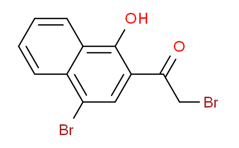 CAS No. 80309-01-9, 2-Bromo-1-(4-bromo-1-hydroxynaphthalen-2-yl)ethanone