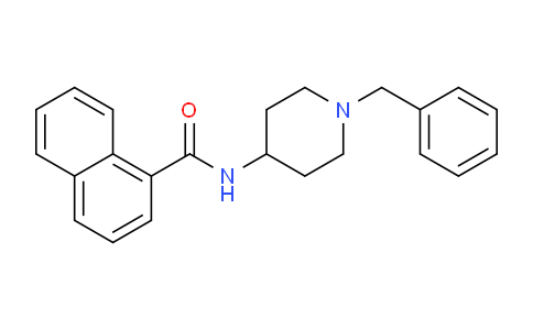 CAS No. 857650-85-2, N-(1-Benzylpiperidin-4-yl)-1-naphthamide
