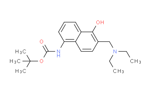 CAS No. 1630086-22-4, tert-Butyl (6-((diethylamino)methyl)-5-hydroxynaphthalen-1-yl)carbamate