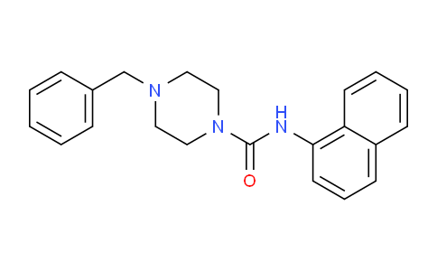 CAS No. 300391-14-4, 4-Benzyl-N-(naphthalen-1-yl)piperazine-1-carboxamide
