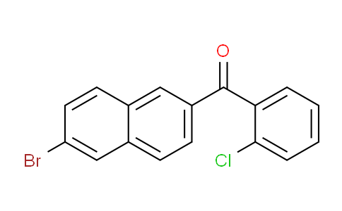 CAS No. 216144-73-9, (6-Bromonaphthalen-2-yl)(2-chlorophenyl)methanone