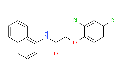 CAS No. 93869-73-9, 2-(2,4-Dichlorophenoxy)-N-(naphthalen-1-yl)acetamide
