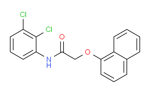 CAS No. 518349-94-5, N-(2,3-Dichlorophenyl)-2-(naphthalen-1-yloxy)acetamide