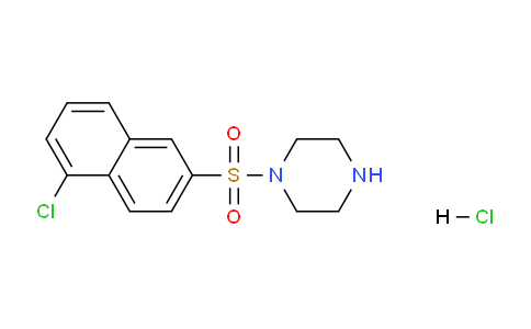CAS No. 864759-58-0, 1-((5-Chloronaphthalen-2-yl)sulfonyl)piperazine hydrochloride