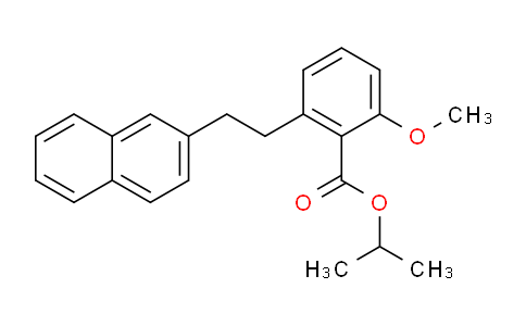 CAS No. 1171921-61-1, Isopropyl 2-methoxy-6-(2-(naphthalen-2-yl)ethyl)benzoate