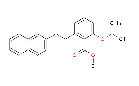 DY767978 | 1171921-44-0 | Methyl 2-isopropoxy-6-(2-(naphthalen-2-yl)ethyl)benzoate