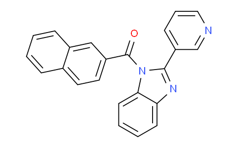 CAS No. 1449509-64-1, Naphthalen-2-yl(2-(pyridin-3-yl)-1H-benzo[d]imidazol-1-yl)methanone