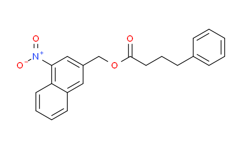 CAS No. 766546-25-2, (4-Nitronaphthalen-2-yl)methyl 4-phenylbutanoate