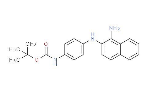 CAS No. 1356863-57-4, tert-Butyl (4-((1-aminonaphthalen-2-yl)amino)phenyl)carbamate