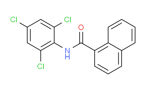 CAS No. 618069-79-7, N-(2,4,6-Trichlorophenyl)-1-naphthamide